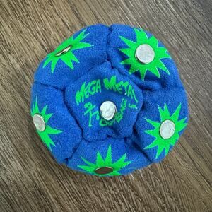 Dirtbag Mega Metal Footbag Suede Hacky Sack in Blue/Green, Authentic